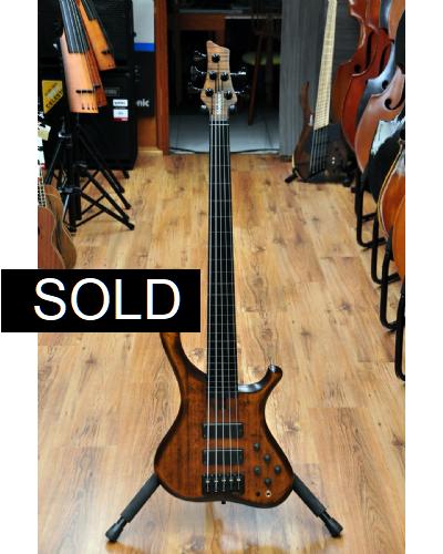 Marleaux Consat SE Anniversary 5 string Fretless Limited Edition Old Violin Aged Spruce top Serial #2629